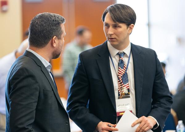 Law students and Akron law faculty at The University of Akron School of Law